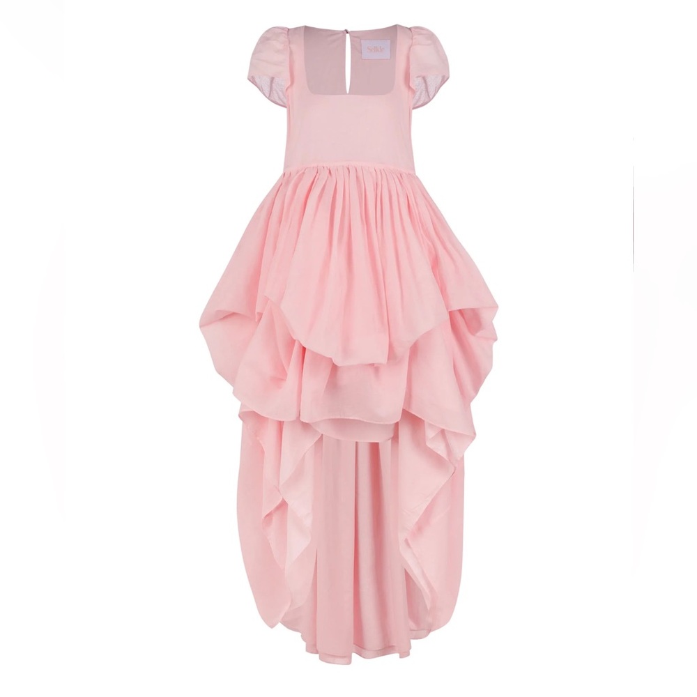 NWT BABY SOFT ON A CLOUD BUSTLE COTTON DRESS SMALL